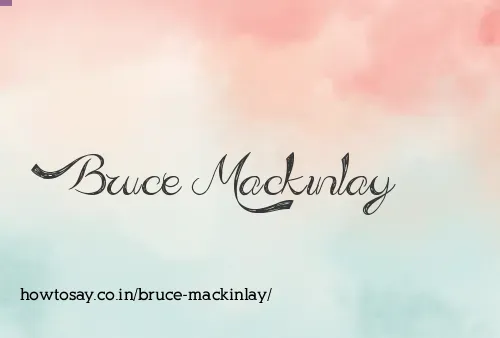 Bruce Mackinlay