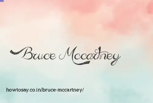 Bruce Mccartney