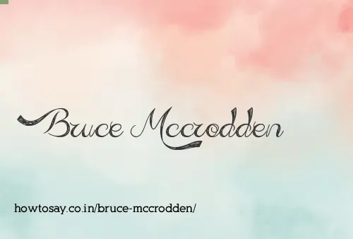 Bruce Mccrodden