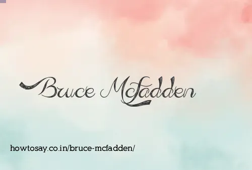 Bruce Mcfadden