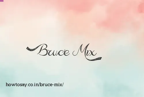 Bruce Mix