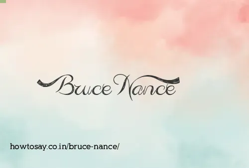 Bruce Nance