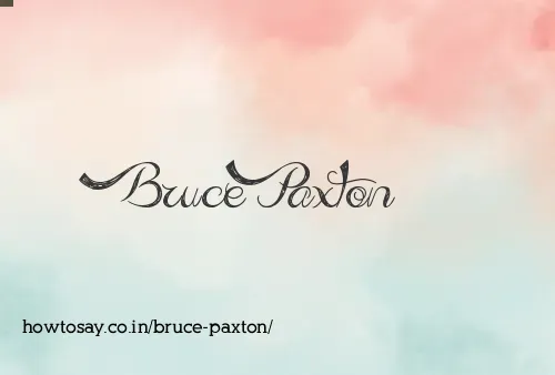 Bruce Paxton