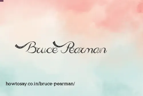 Bruce Pearman