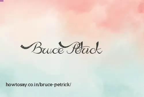 Bruce Petrick