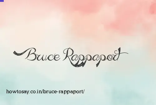 Bruce Rappaport