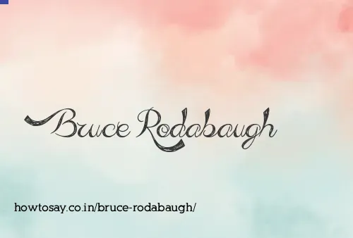 Bruce Rodabaugh