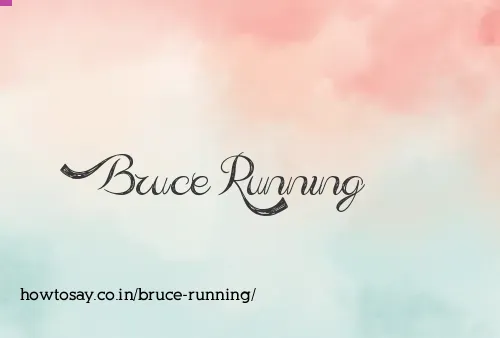 Bruce Running
