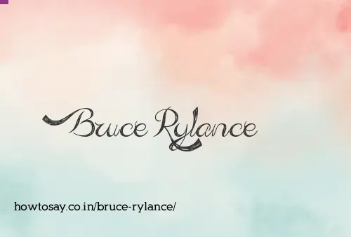 Bruce Rylance