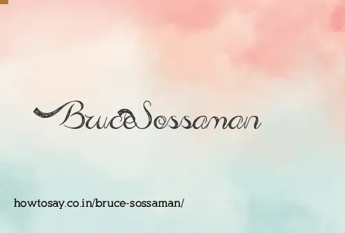 Bruce Sossaman
