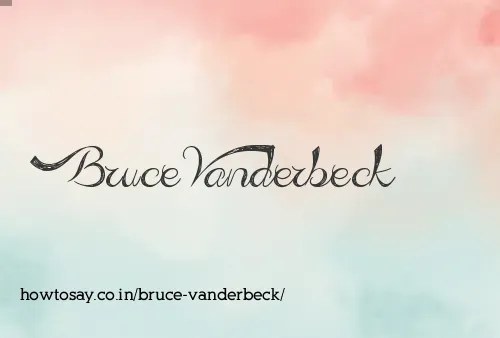 Bruce Vanderbeck