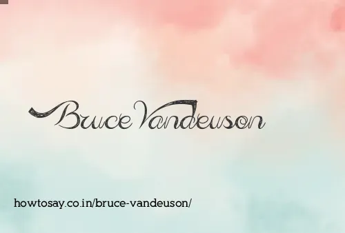 Bruce Vandeuson
