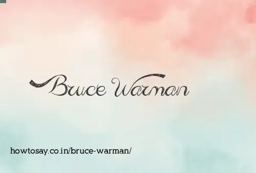 Bruce Warman