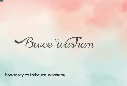 Bruce Washam