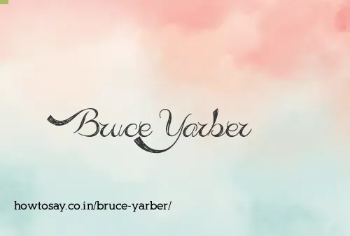 Bruce Yarber