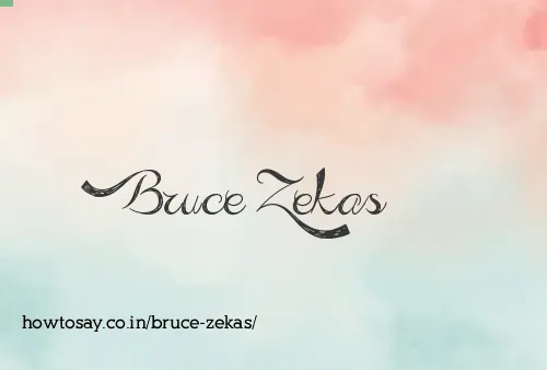 Bruce Zekas