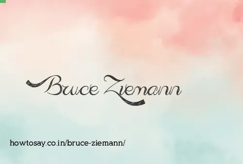 Bruce Ziemann