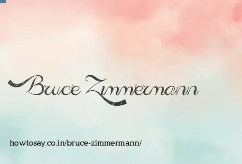 Bruce Zimmermann