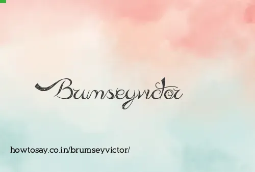 Brumseyvictor