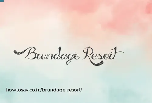 Brundage Resort