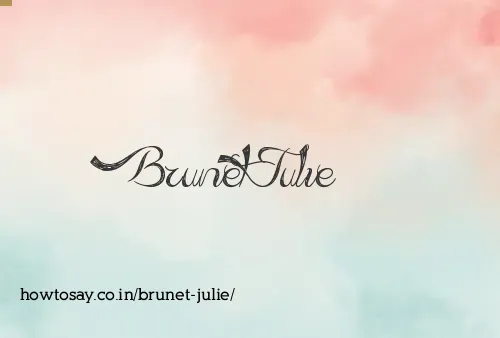 Brunet Julie