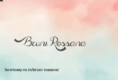 Bruni Rossana