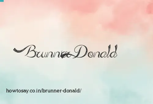 Brunner Donald