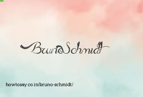 Bruno Schmidt