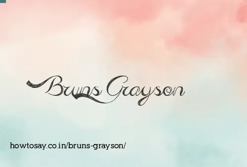 Bruns Grayson