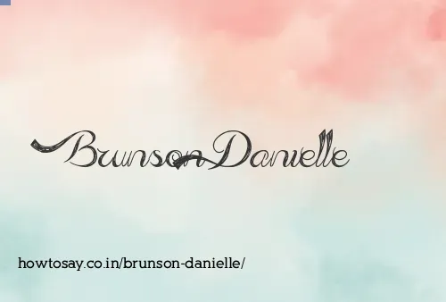 Brunson Danielle
