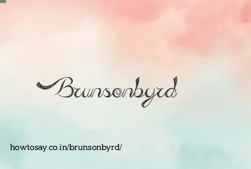 Brunsonbyrd
