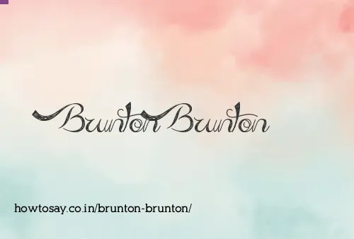 Brunton Brunton
