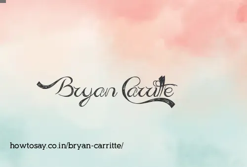 Bryan Carritte