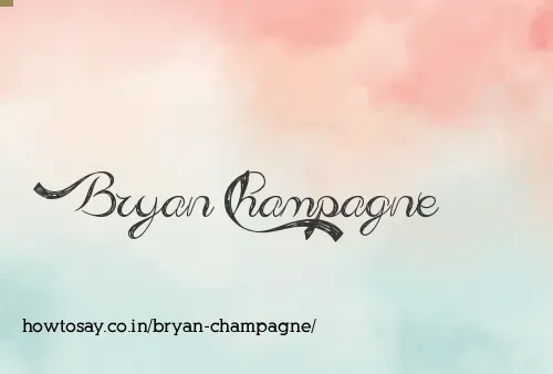 Bryan Champagne