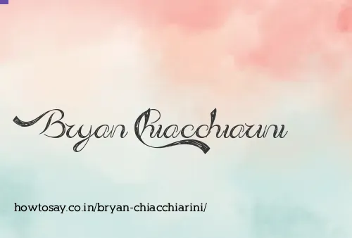 Bryan Chiacchiarini