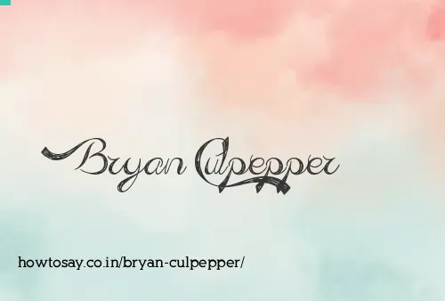Bryan Culpepper