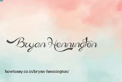 Bryan Hennington