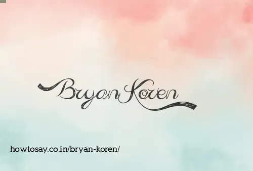 Bryan Koren