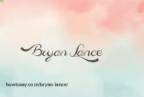 Bryan Lance