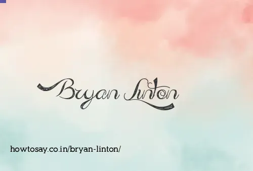 Bryan Linton
