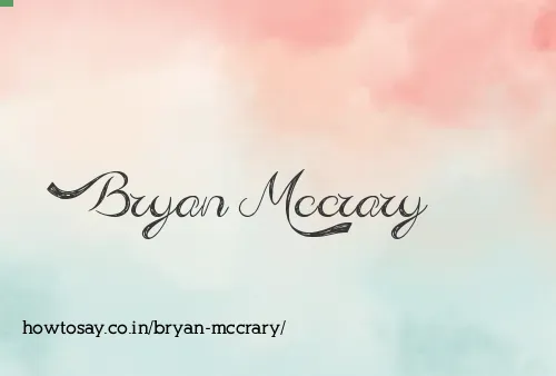 Bryan Mccrary