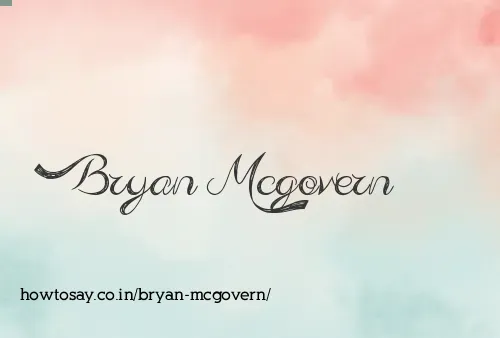 Bryan Mcgovern