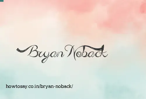 Bryan Noback