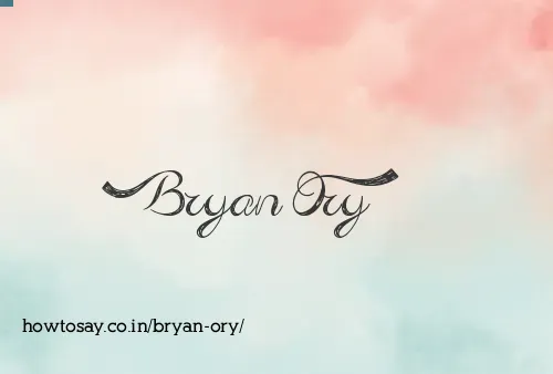 Bryan Ory