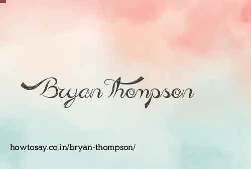 Bryan Thompson