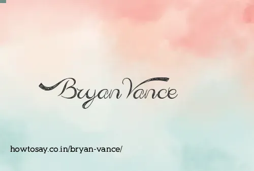 Bryan Vance