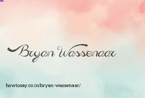 Bryan Wassenaar