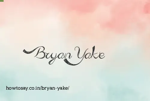 Bryan Yake