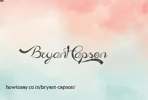 Bryant Capson