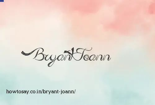 Bryant Joann